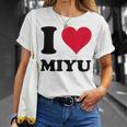 I Love Miyu Tシャツ 彼女への贈り物