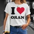 I Love Oran Tシャツ 彼女への贈り物