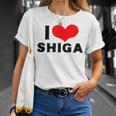 I Lovehiga 愛 ハート 滋賀 滋賀県 日本 お土産 かわいい おしゃれ Tシャツ 彼女への贈り物