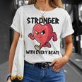Más Fuerte Con Cada Marcapasos Cirujano A Corazón Abierto Camiseta unisex Regalos para ella
