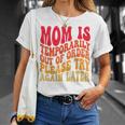 Momは一時的に順不同でおもしろいジョーク ママ向け Tシャツ 彼女への贈り物