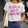 Mother Of A Warrior 乳がん啓発 ピンクリボン 長袖tシャツ Tシャツ 彼女への贈り物