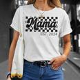 For New Mom Retro Checkered Mama Est 2024 T-Shirt Gifts for Her