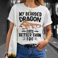 My Bearded Dragon Eats Better Than I Do トカゲ爬虫類 Tシャツ 彼女への贈り物