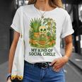 My Kind Ofocial Circle Plantkeleton ユーモア Tシャツ 彼女への贈り物