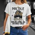 Nicole コスチューム かわいい 定義 名入れ Nicole Tシャツ 彼女への贈り物