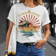Nine Month Cruisehipunset Withharks In Ocean 長袖tシャツ Tシャツ 彼女への贈り物