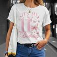 Niños Camisa De Cumpleaños Número 11 Para Niñas De 11 Años De Edad Diseño De Mariposa Camiseta unisex Regalos para ella
