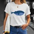 Niños De Ballena Para Niños O Niñas Bonito Regalo De Ballena Azul Camiseta unisex Regalos para ella