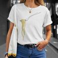 Pasta Divertida Amante De La Comida Italiana Comer Espaguetis Con Tenedor Camiseta unisex Regalos para ella