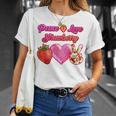 Peace Love イチゴ好き 果物食主義者 果実 果実 果実 Tシャツ 彼女への贈り物