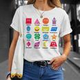 Pre-K Teachershape Learning 教育者向け 算数の日 Tシャツ 彼女への贈り物