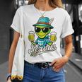 Servus Wiesn Gaudi – 面白いオクトーバーフェストビールバイエルンコスチューム 長袖tシャツ Tシャツ 彼女への贈り物
