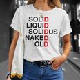 Solid Liquidolidus Naked Old Tシャツ 彼女への贈り物