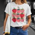Strawberries Red Berriesummer Fruit Retrotrawberry T-Shirt Geschenke für Sie