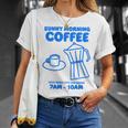 Sunny Morning Coffee Xundayun Delicious Coffee バックプリント Tシャツ 彼女への贈り物