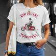 Super Cub スーパーカブ ミニモト 面白 ふざけ ネタ おもしろ バイク アウトロー バイカーギャング 長袖tシャツ Tシャツ 彼女への贈り物