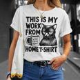This Is My Work From Homearcastic Cat Remote Worker Tシャツ 彼女への贈り物