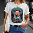 Ufo 猫誘拐 星空の下で Tシャツ 彼女への贈り物