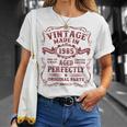 Vintage Made In 1985 The Man Myth Legend 39 Year Old Tシャツ 彼女への贈り物