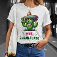Viva Guanajuato Mexico Cactus ビバ・グアナファト・メキシコ サボテン・ソンブレロ Tシャツ 彼女への贈り物