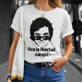 Viva La Libertad Carajo La Libertad Avanza ハビエル・ミレイ Tシャツ 彼女への贈り物