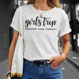 Women's Holiday Girls Trip Cheap Therapy T-Shirt Geschenke für Sie
