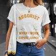 Yes I'm An Arborist Arboricultureアーボリスト 長袖tシャツ Tシャツ 彼女への贈り物