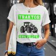 Zum Traktor Fahren Geboren Zurchule Gezwungen T-Shirt Geschenke für Sie