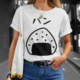 【パン】おにぎり、ご飯、白米、面白い、かわいい、受けターゲット、笑う、面白い Tシャツ 彼女への贈り物