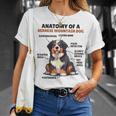 かわいい犬の説明 バーニーズ・マウンテン・ドッグの解剖学 Tシャツ 彼女への贈り物