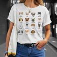 かわいい面白い犬種 Tシャツ 彼女への贈り物