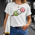 だんご 団子 和菓子 花見団子 三色団子 三兄弟 だんご好き かわいい おもしろ Tシャツ 彼女への贈り物