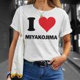 アイハート 宮古島 日本 愛 日本土産アイテム Tシャツ 彼女への贈り物