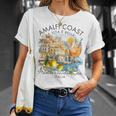 アマルフィ 海岸 イタリア 旅行 旅行 バケーション 地中海 Tシャツ 彼女への贈り物