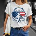 アメリカン・イーグル アメリカ国旗 7月4日 愛国 Tシャツ 彼女への贈り物