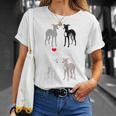 イタリアン・グレイハウンドが大好き Tシャツ 彼女への贈り物
