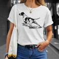イングリッシュポインタードッグ Tシャツ 彼女への贈り物
