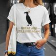 オオウミガラスは再び復活する 絶滅した飛べない鳥ペンギン Tシャツ 彼女への贈り物
