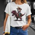 カウボーイ フレンチブルドッグ ライディング A ティラックス かわいいフレンチー Tシャツ 彼女への贈り物