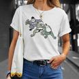 カエル 相撲 伝統 浮世絵 のようなカエルイラスト かわいい 渋かっこいい ワンポイント Tシャツ 彼女への贈り物