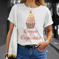 カップケーキの女王 長袖tシャツ Tシャツ 彼女への贈り物