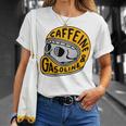 カフェインとガソリン Tシャツ 彼女への贈り物