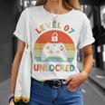 キッズ Level 7 Unlocked 7Th Birthday Gamer For Boys & Girl Tシャツ 彼女への贈り物