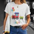 キッズ かっこいいチュー 3歳バースデーボーイ可愛い電車好き Tシャツ 彼女への贈り物