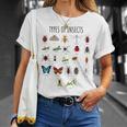 キッズ 昆虫の種類バグ識別科学 Tシャツ 彼女への贈り物