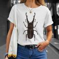 ギラファノコギリクワガタ _昆虫_くわがた Tシャツ 彼女への贈り物