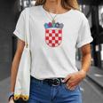 クロアチア ヴィンテージ クロアチア国旗tシャツ Tシャツ 彼女への贈り物