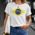 グリーン ブラジル国旗 サッカー ファン 男性 女性 男の子 女の子 キッズ Tシャツ 彼女への贈り物
