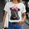 コケット ボウケーン コルソ 犬 ママ ピンクリボン 女の子 Tシャツ 彼女への贈り物